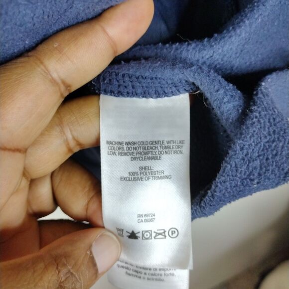 Columbia Blue Fleece Full Zip Vest Mens Size 4X Sleeveless Zip Close Pockets - Picture 5 of 6